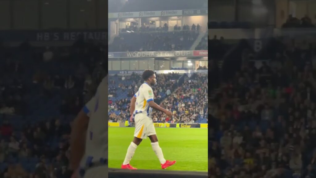 Pitchside with Tariq Lamptey - Brighton 3-2 Wolves Carabao Cup