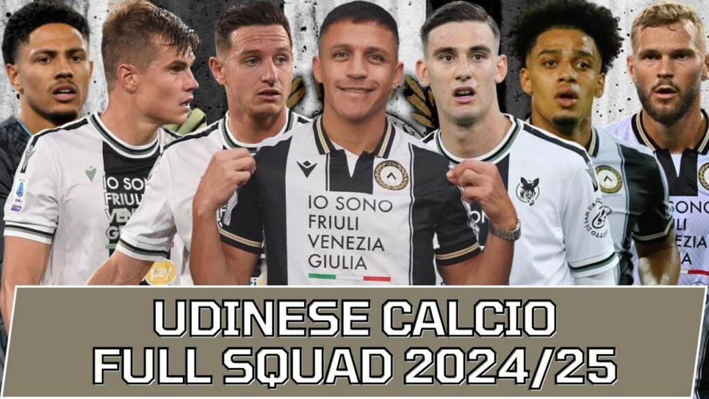 UDINESE CALCIO FULL SQUAD SEASON 2024/25 | Udinese Calcio Official Squad
