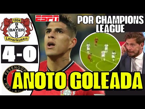PARTIDAZO Y GOLEADA BRUTAL PIERO HINCAPIÉ EN CHAMPIONS LEAGUE IMPRESIONÓ TREMENDO NIVEL SORPRENDE
