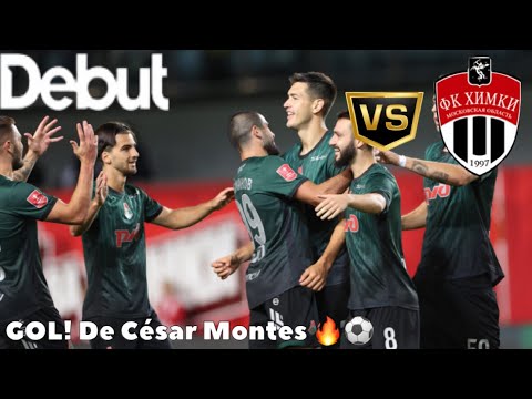 Debut GOL! ⚽️ de Cesar Montes con Lokomotiv Moskva vs Khimki  🤩 19.9.2024
