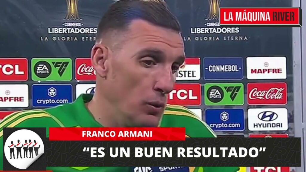 ARMANI: “ES UN BUEN RESULTADO PENSANDO EN LA REVANCHA”