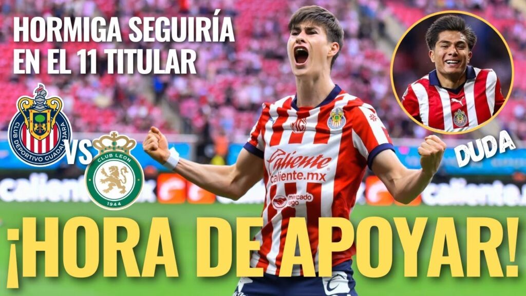 🚨 ¡NOTICIAS CHIVAS: Es HORA de APOYAR a la HORMIGA González! Hoy PODRÍA ser TITULAR 🚨 🚨 ¡NOTICIAS CHIVAS: Es HORA de APOYAR a la HORMIGA González! Hoy PODRÍA ser TITULAR 🚨