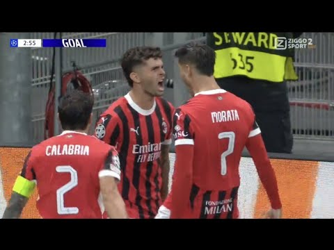 Gol di Christian Pulisic, Milan vs Liverpool (1-3) Tutti i gol e highlights estesi, assist di Morata
