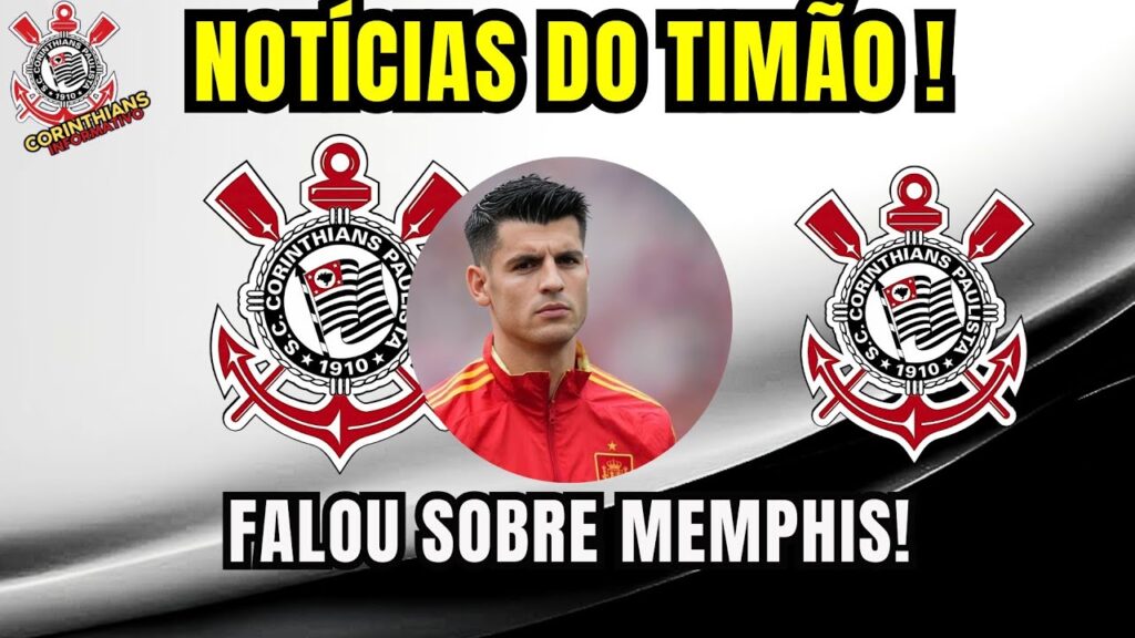 ÁLVARO MORATA DIZ SER TORCEDOR DO CORINTHIANS AGORA!
