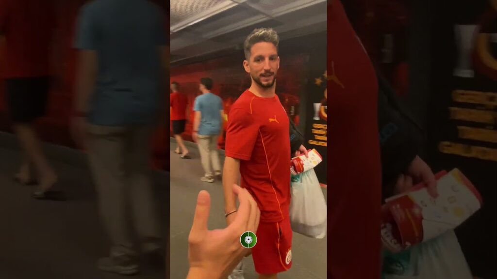 Maç sonu Ciro & Dries Mertens 😊