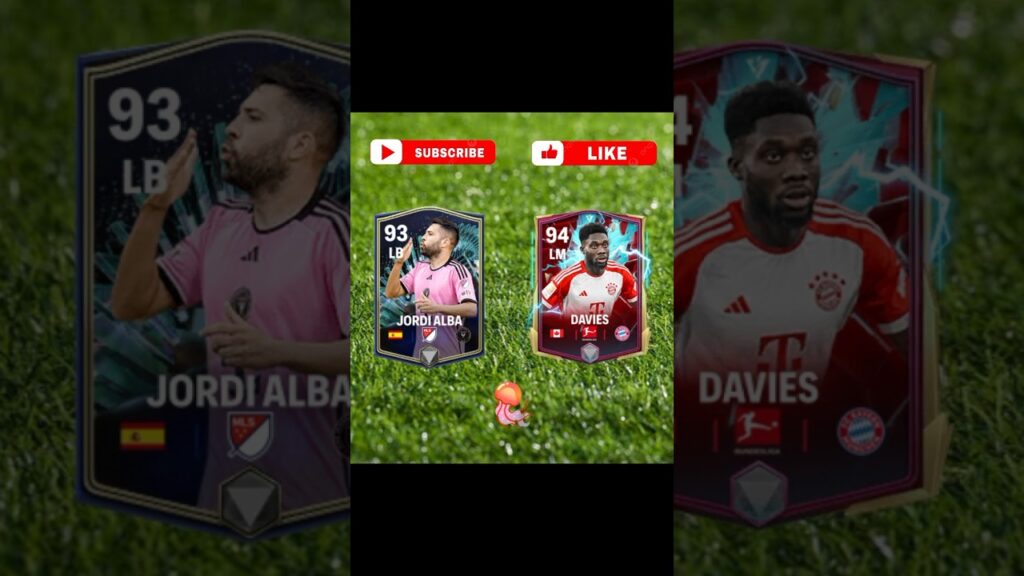Jordi Alba 🇪🇸 Vs Alfonso Davies 🇨🇦 #fifa24 #fifarenderz #fifamobile #fcmobile