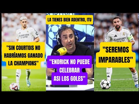 PARA ITURRALDE TODO LO QUE HAGA UN JUGADOR DEL REAL MADRID ES PECADO / CARVAJAL:"SEREMOS IMPARABLES"