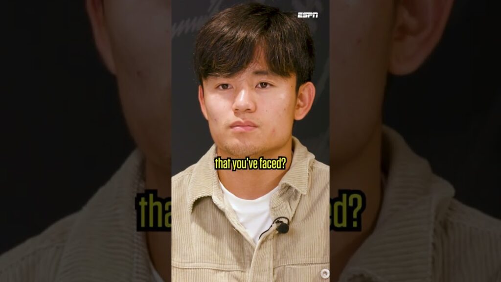 Japan's Kubo names his three toughest opponents 👀 #shorts