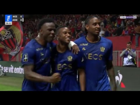 Youssoufa Moukoko Goal, Nice vs Saint-Étienne (8-0) All Goals and Extended Highlights