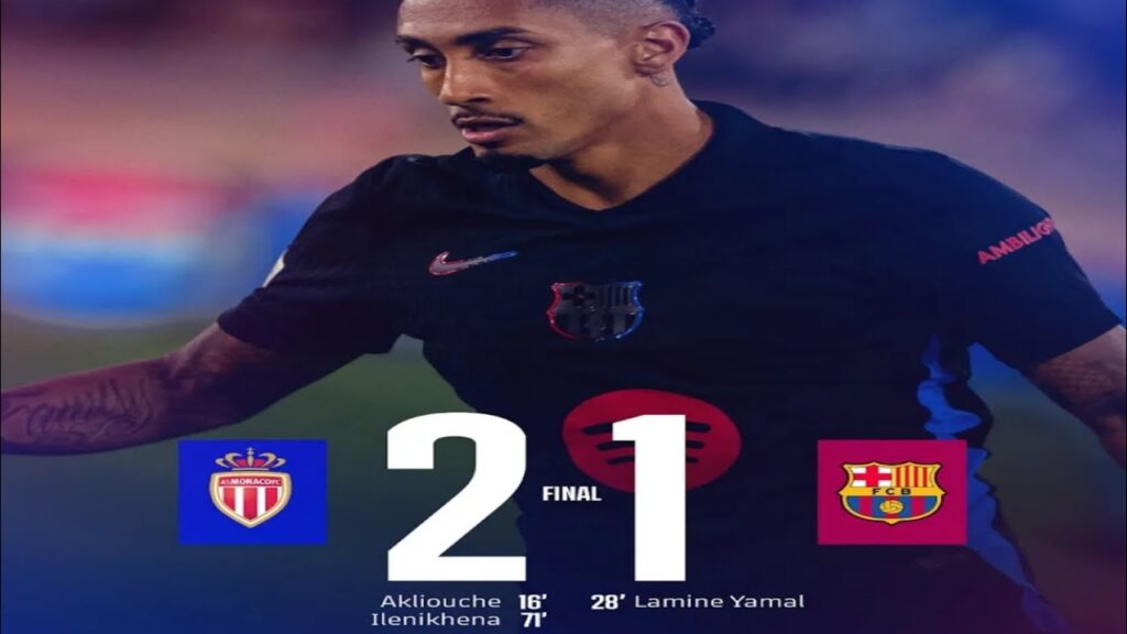Barcelona vs Monaco 1-2 All Goals & Highlights | 2024 Match highlights|