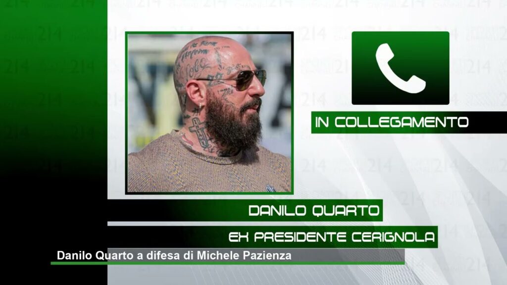 Danilo Quarto a difesa di Michele Pazienza