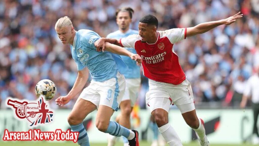 Arsenal FC News Now: William Saliba sends Erling Haaland timely reminder ahead of Man City vs A...