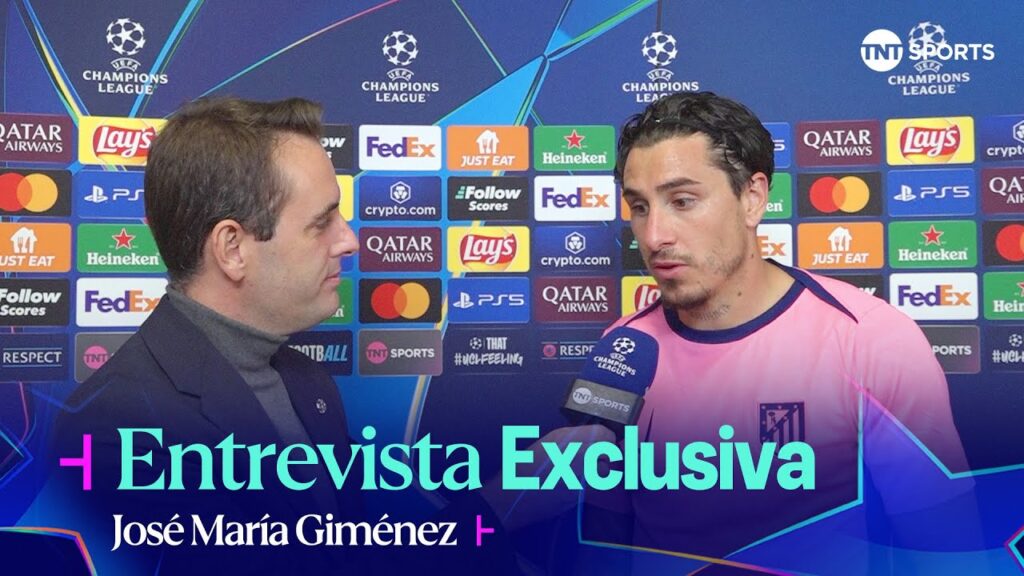 HABLÓ EL HÉROE DEL PARTIDO, JOSÉ MARÍA GIMÉNEZ | ATLÉTICO DE MADRID 2-1 LEIPZIG | CHAMPIONS LEAGUE