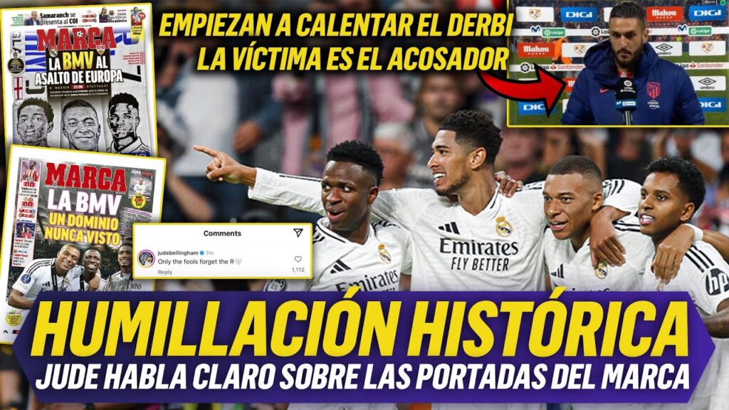 💥 BELLINGHAM DESTROZA al MARCA y la SER BLANQUEA a KOKE tras INICIAR la CAMPAÑA CONTRA VINI