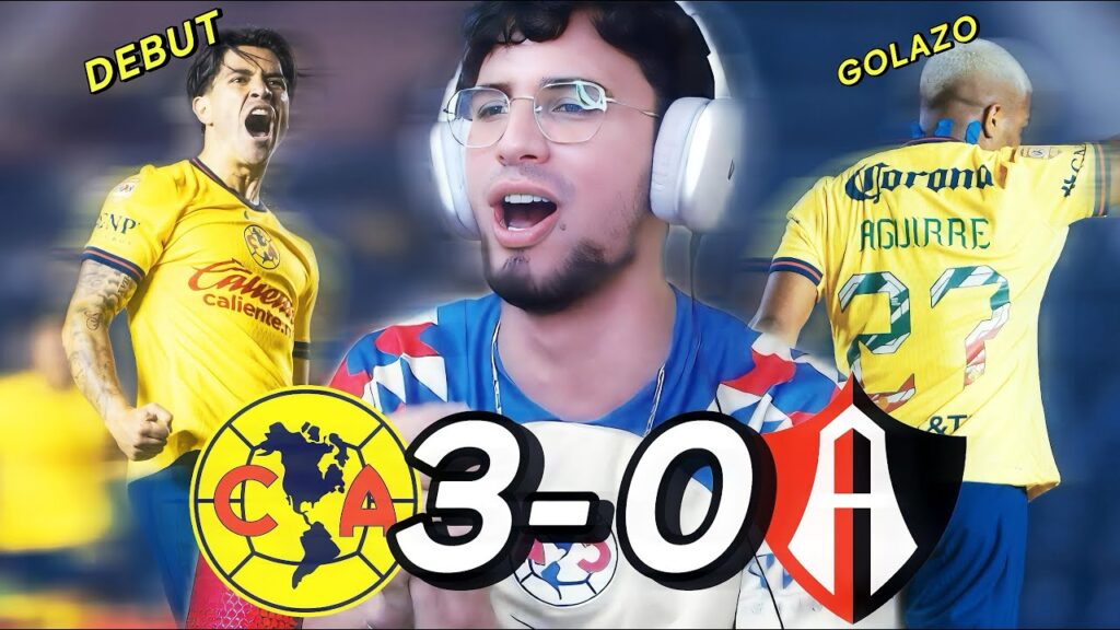 REACCIÓN AL AMÉRICA 3 - 0 ATLAS | PUROS GOLAZOS | J8 AP24