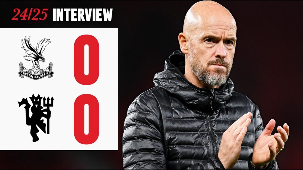 Erik ten Hag and Andre Onana React To Draw Against Crystal Palace 🗣️