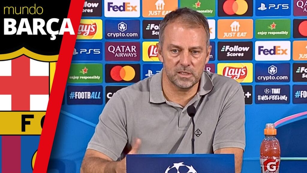 Rueda de prensa de Hansi Flick - traducción al ESPAÑOL | Mónaco 2-1 FC Barcelona | Champions League