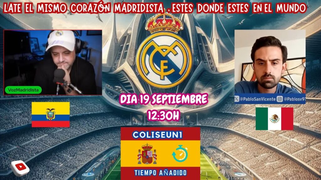 TERTULIA CON  AURELIO DE VOZ MADRIDISTA Y PABLO SAN VICENTE