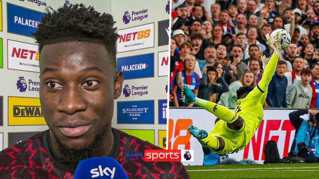 "It's painful to go home with one point" | Onana reacts to his incredible double save vs Palace