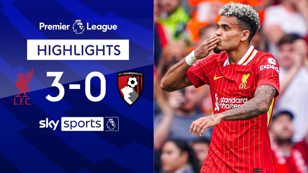 Diaz at the DOUBLE! 🤩 | Liverpool 3-0 Bournemouth! | Premier League highlights