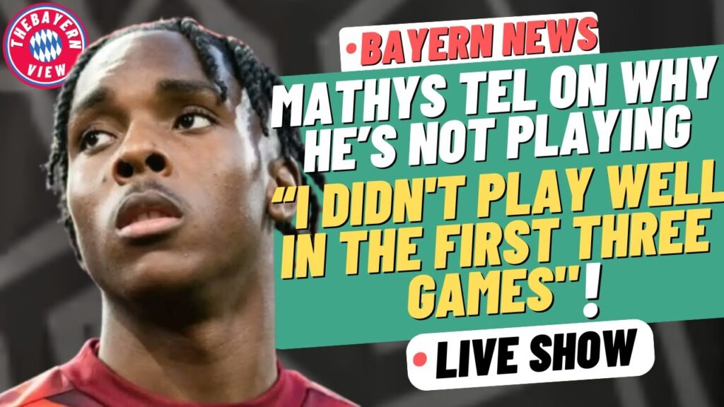 Mathys Tel Speaks on WHY he's not been starting for Bayern Munich!! - Bayern Munich News