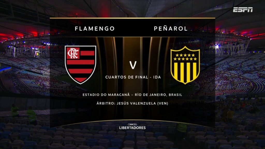 Copa Libertadores 2024 - Flamengo vs Peñarol - Partido Completo HD (Relato Pablo Pons)