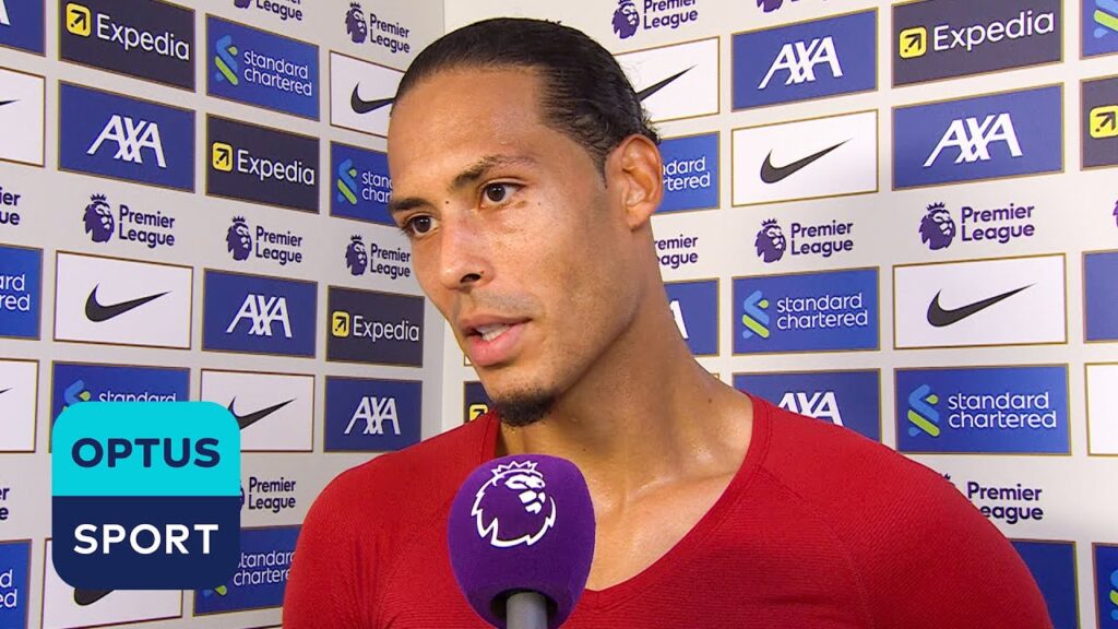 VIRGIL VAN DIJK: 'Three good goals, should've scored more' | Liverpool captain happy with win