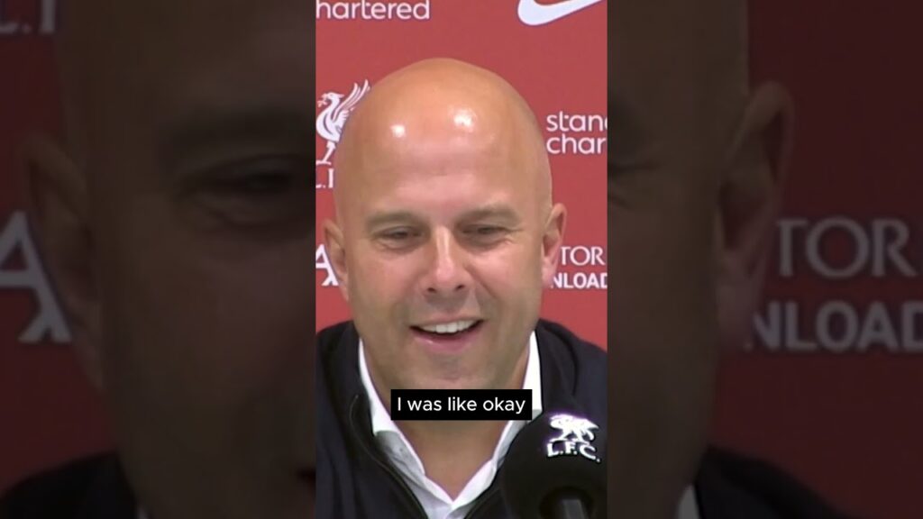 Arne Slot on Darwin Nunez's brilliant goal