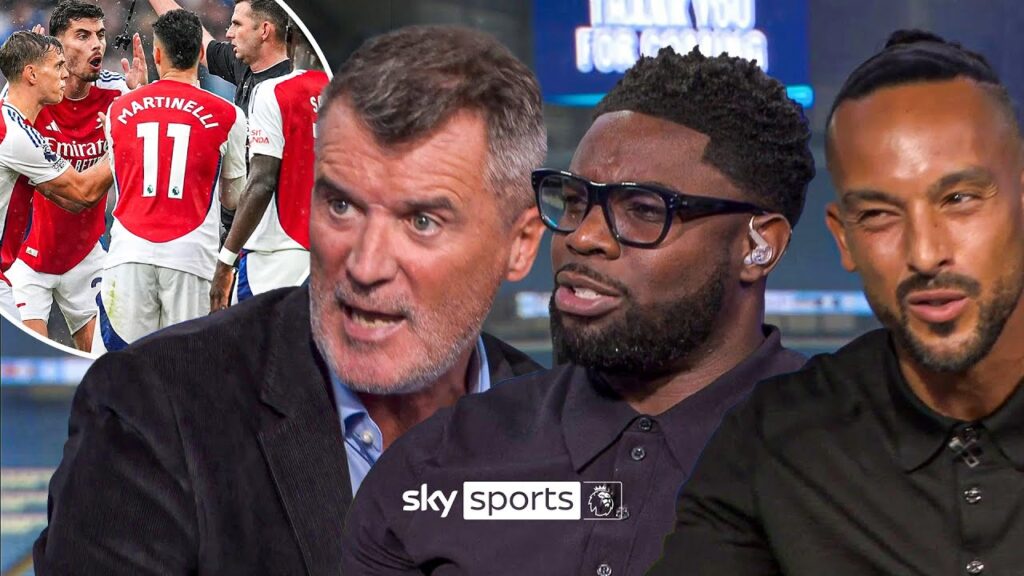 "Where's the game going?!" | Super Sunday panel debate Trossard red card vs Man City