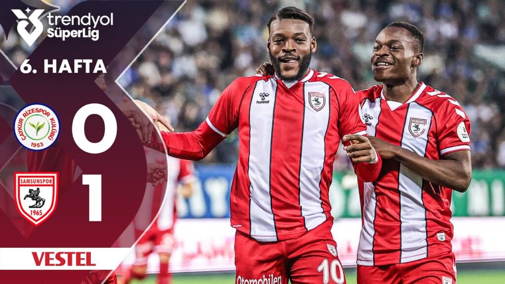 Vestel | Çaykur Rizespor (0-1) Samsunspor - Highlights/Özet | Trendyol Süper Lig - 2024/25