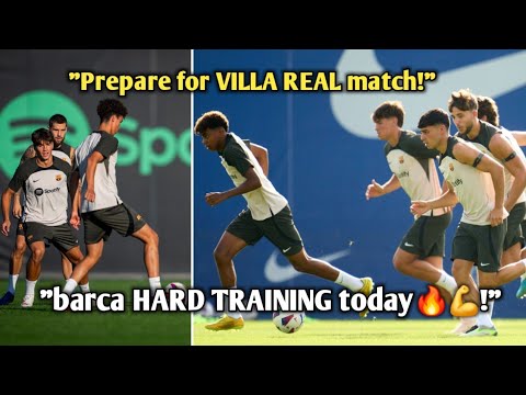 FC Barcelona HARD training 21Th sep: GAVI, ANSU FATI, DE JONG, YAMAL, Prepare for VILLA REAL match!