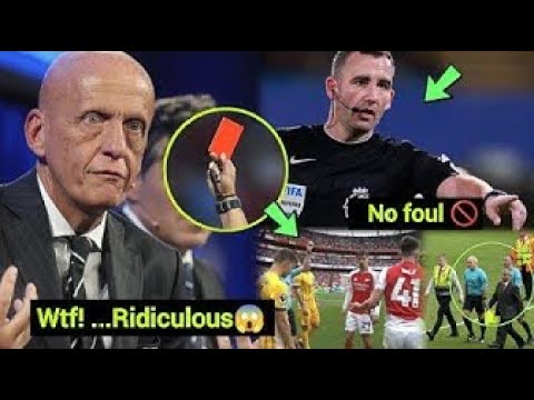 Collina Calls For Referee Punishment After Controversial "Red Card" in Arsenal Vs Mancity Clash