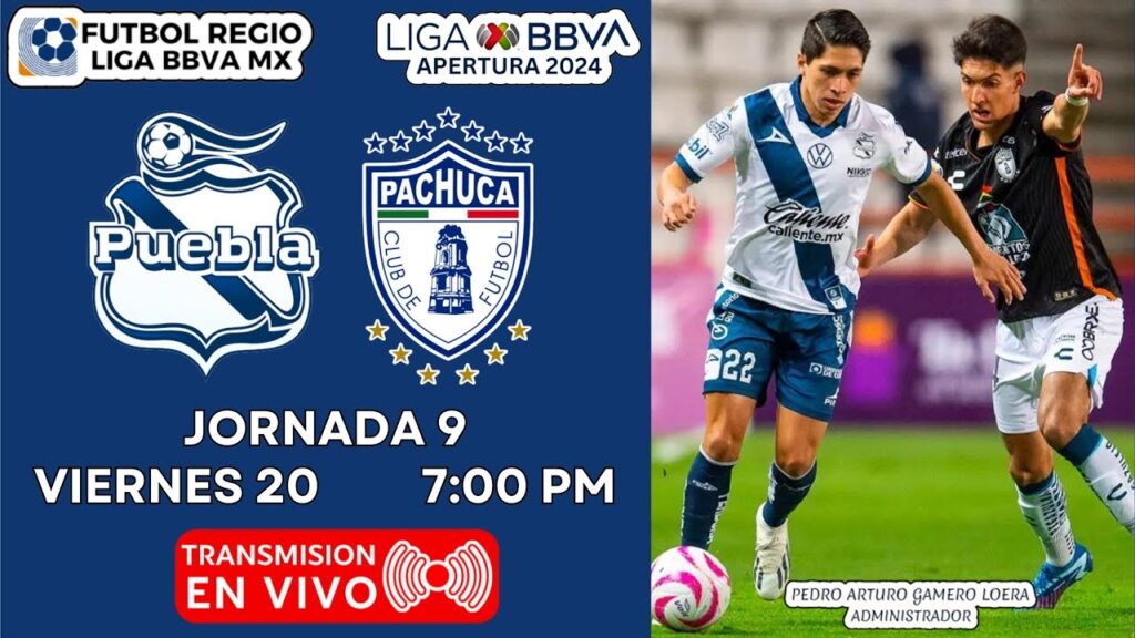 LIGA BBVA MX ║ JORNADA 9 ║ PUEBLA VS PACHUCA ║ EN VIVO !!!