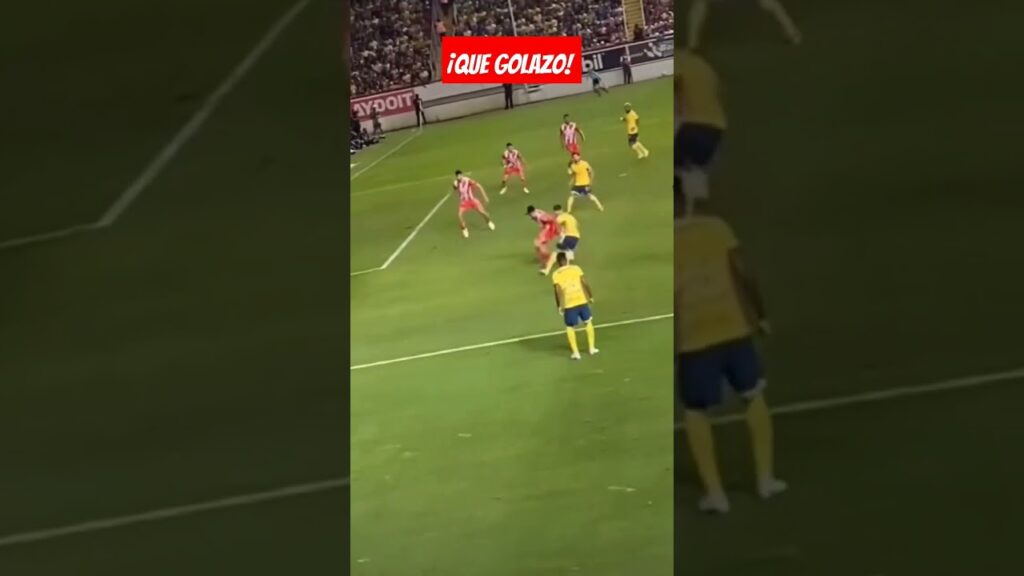 🤩 GOL 110 de HENRY MARTIN | LO DE BRIAN RODRIGUEZ 🔥 | #shorts | #youtubeshorts | CLUB AMERICA