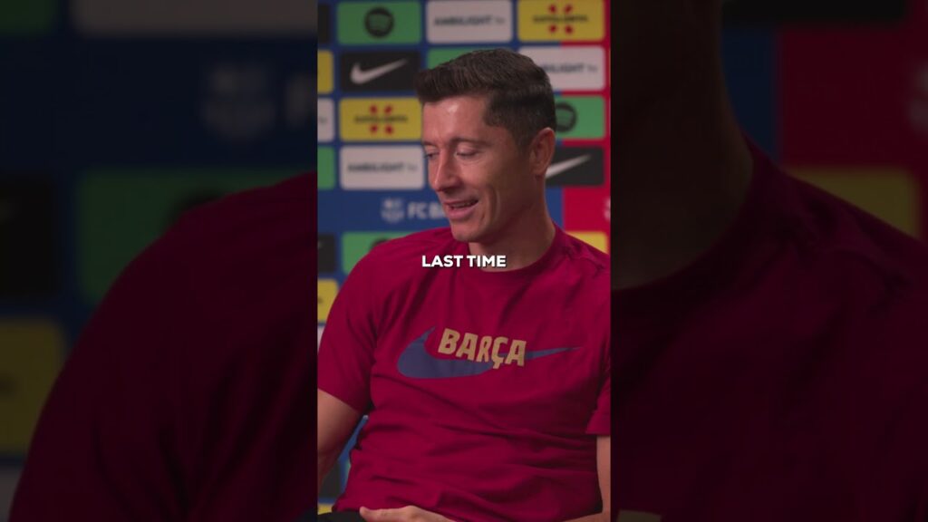Robert Lewandowski on being a role model to youthful Barcelona team 🧠