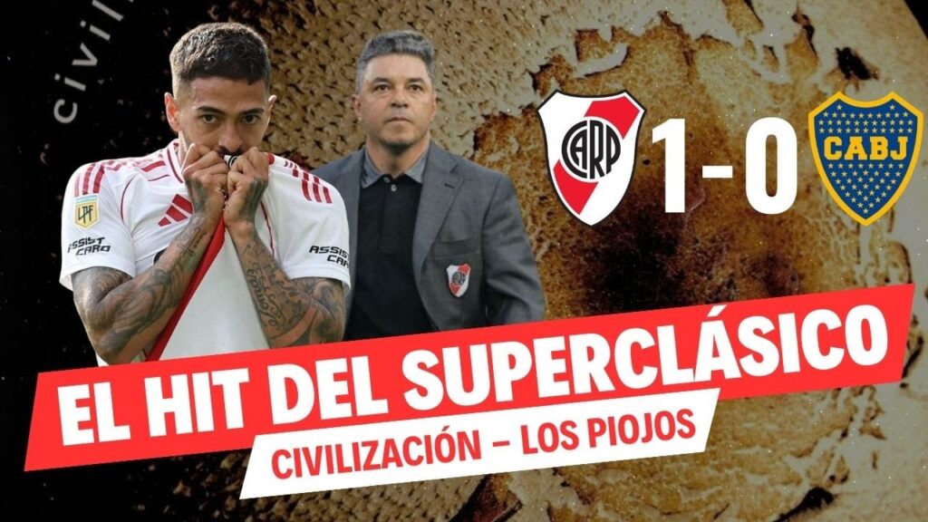 EL HIT DEL SUPERCLÁSICO 2024 | PARODIA CIVILIZACIÓN - LOS PIOJOS | RIVER 1 - BOCA 0