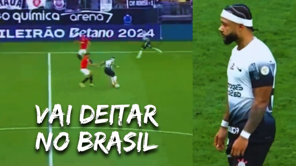 CRAQUE HOLANDÊS MEMPHIS DEPAY ESTREIA PELO CORINTHIANS | Memphis Depay vs Atlético-GO