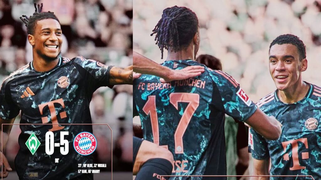 BAYERN 5 - 0 WERDER BREME ( RÉSUMÉ DU MATCH )