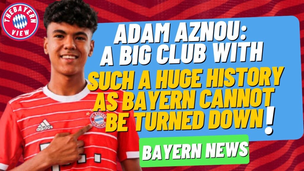 Adam Aznou Talks on why he LEFT FC Barcelona for Bayern Munich!! - Bayern News