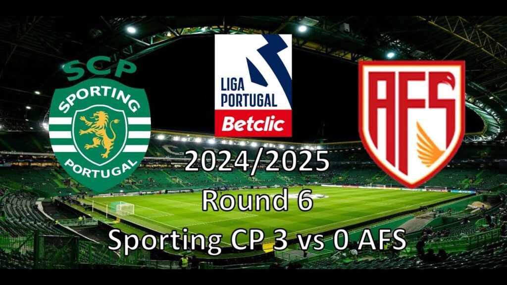 Vlog: Sporting CP 3 vs 0 AFS (Liga Portugal Betclic 24/25)