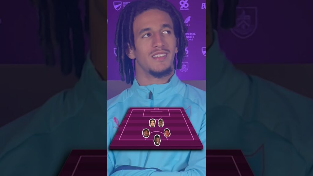 Hannibal Mejbri picks his 7-a-side team 👀⚽️ #burnleyfootballclub #football #shorts