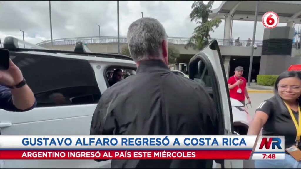 Gustavo Alfaro ya está en Costa Rica