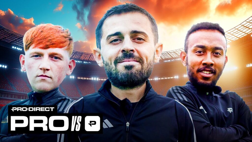 "THAT IS EMBARRASSING!" 😂 CAN MANCHESTER CITY'S BERNARDO SILVA BEAT ANGRY GINGE? 👀 Pro vs Pro:Direct