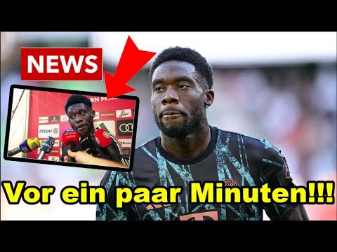 Alphonso Davies vom FC Bayern München trifft eine schockierende Entscheidung–Real Madrid profitiert!