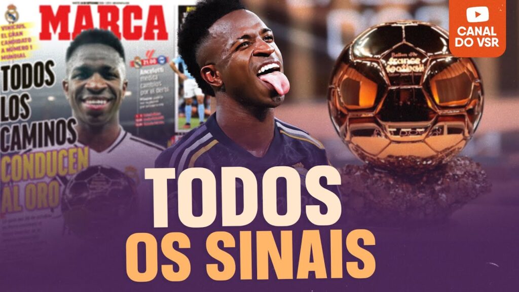 OS CAMINHOS LEVAM À BOLA DE OURO PARA VINÍCIUS JR.