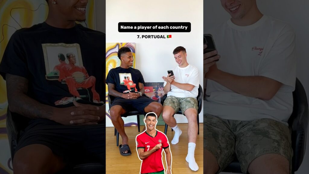 Name a player of each country ft Ismail Jakobs 🔥 #shorts