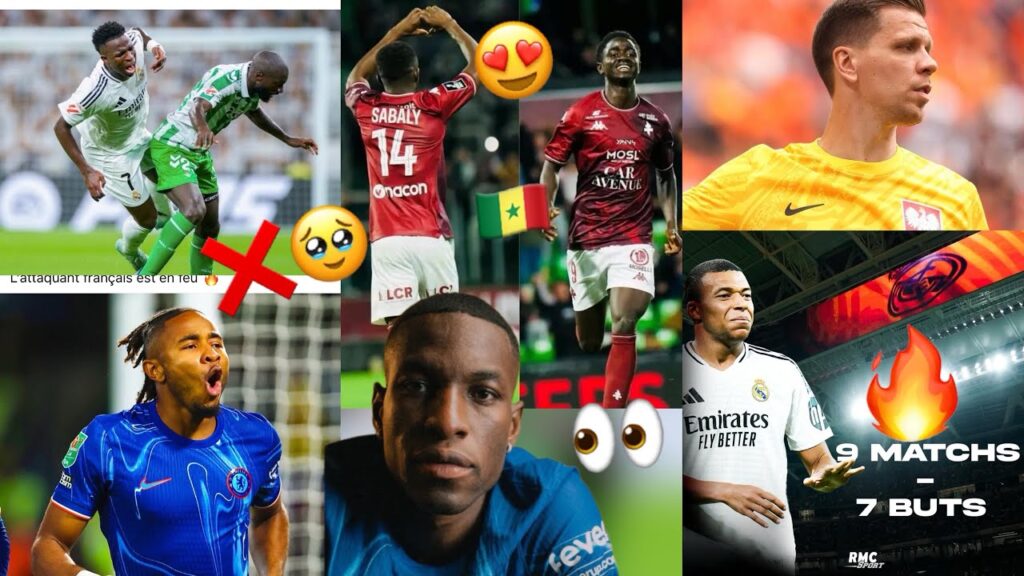 Triplet de Sabaly Jackson absent❌Youssouf sabaly blessé Mbappé en feu 🔥 Le Classico Barca vs Real😍⚽️