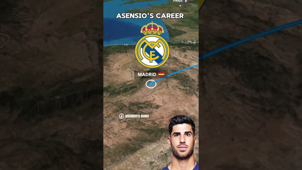 MARCO ASENSIO'S CAREER 🇪🇸 🇫🇷 🏆 #madridistamania  #football #realmadrid