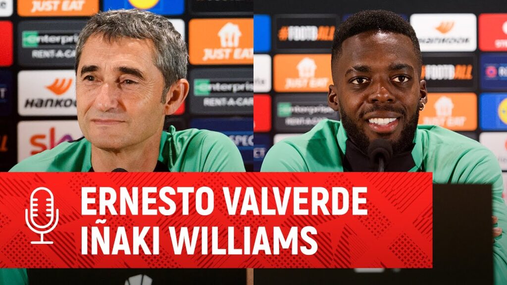 🎙️ Iñaki Williams & Ernesto Valverde | pre AS Roma-Athletic Club I J1 Europa League 2024/25