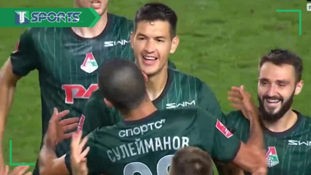 El PRIMER GOL de César "Cachorro" Montes con el FC Lokomotiv de Moscú en la Copa de Rusia